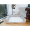 Armarkat D07B Medium Bolstered Pet Bed Cushion W Memory Foam