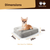 Rectangle Bed SM - Frosted Snow