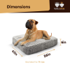 Rectangle Bed XL - Frosted Snow