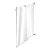 Baby Gate for Stairs, 26-43 in Adjustable Width, 28 in High Dog Gate, No Bottom Bar, One-Handed Operation