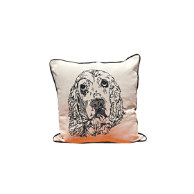 COCKER SPANIEL DOG PILLOW