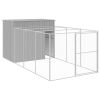 Dog House Light grey Galvanized steel 84.3 x 180.3 x 71.3 in