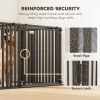 83"L Heavy Duty Dog Crate, Extra Large Dog Kennel with Divider and Mat for Large Breeds, Modular Puppy Playpen