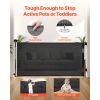 Retractable Baby Gate, Extends to 72.8 inch Wide, 38.5 inch Tall, with Security Lock, Easy to Use, Walk Through Without Tripping