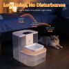 Cordless Dog Cat Water Fountain 4.5L, Dual Tank Filtration Automatic Pet Water Dispenser with Easy Cleaning