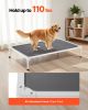 VEVOR Elevated Dog Bed for Large Dogs, Portable Raised Dog Cot with Aluminum Tube Metal Frame and Breathable Textilene Mesh
