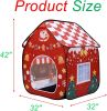 Foldable Indoor Dog House with Christmas Design - Portable Pet Shelter for Dogs, Ideal for Living Room & Bedroom Holiday Decor