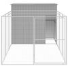 Dog House Light grey Galvanized steel 84.3 x 180.3 x 71.3 in