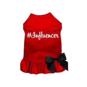 #Influencer Dress (Color: Red, size: 3X Large)