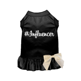 #Influencer Dress (Color: Black, size: 3X Large)