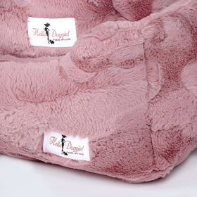 Cuddle Dog Bed (Color: Mauve, size: LG)