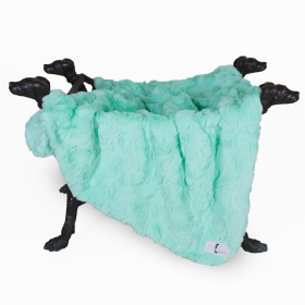 Bella Dog Blanket (Color: Mint, size: small)