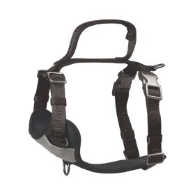 PETMARVEL Adjustable Embroidered Stylish Dog Harness (Option: Grey-Small)