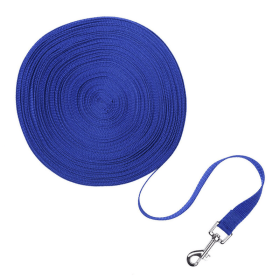 Dog Leash Long Obedience Recall Foot Feet Training Lead 6/15/23/33/50/100 FT (Length: 6 FT, Color: Blue)