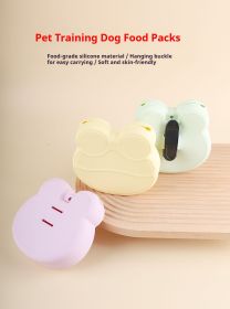Pet Training Treat Pouch with Food-Grade Silicone – Soft (Color: pink)