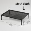 Pet Bed, No Assembly Required, Foldable, Portable, Waterproof & Moisture-Proof, Breathable & Antibacterial, All-Season Sleeping Mat for Cats and Dogs