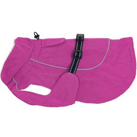 Alpine Tuf Terrain Dog Coat (Color: Wild Raspberry, size: 2X-Large)